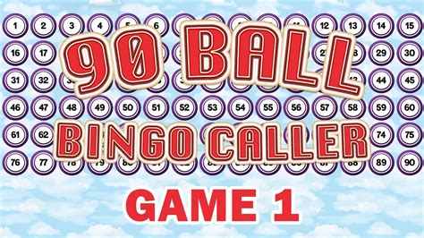 90 ball bingo caller free.
